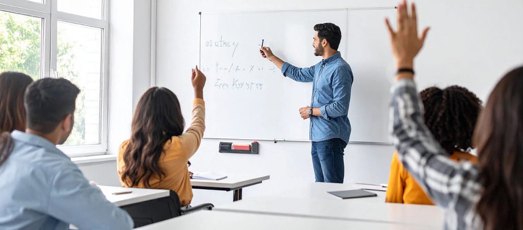 imagen de aula activa para la entrada de Vuelta al cole con PRODERPHARMACARE.