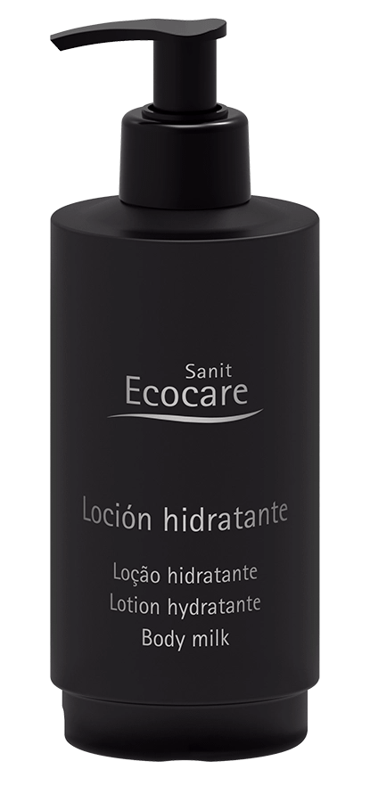 Imagen de producto Sanit ECOCARE LB (Línea Black) de la página de destino Línea Black Amenities.