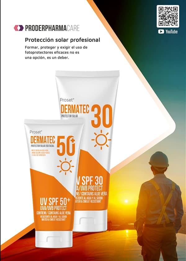 Imagen de cubierta Dermatec 30/50+ ES para página de destino Catálogos.