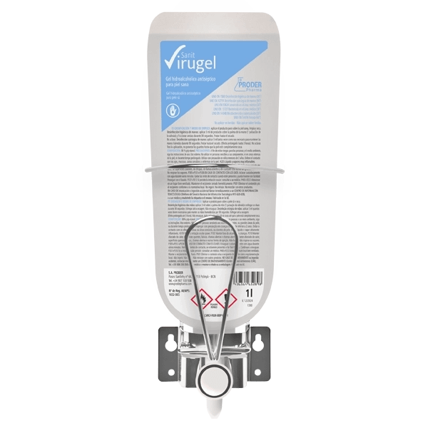 Product-Suport-Sanit-Virugel-PGS_1000_CODAL-INOX_Front Product support PGS 1000 CODAL INOX wit Sanit VIRUGEL Product.