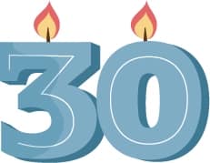 ilustración de 30 años para la entrada de junio El envejecimiento de la piel.